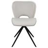 Esszimmerstuhl Dale Beige Echtholz Beine - Beige, MODERN, Holz/Textil (49,5/82,5/60cm) - Livetastic