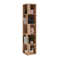 ROHOVÝ REGÁL KORNEL -EXKLUSIV- - farba duba, Modern, kompozitné drevo (38/186,2/38cm) - Mömax