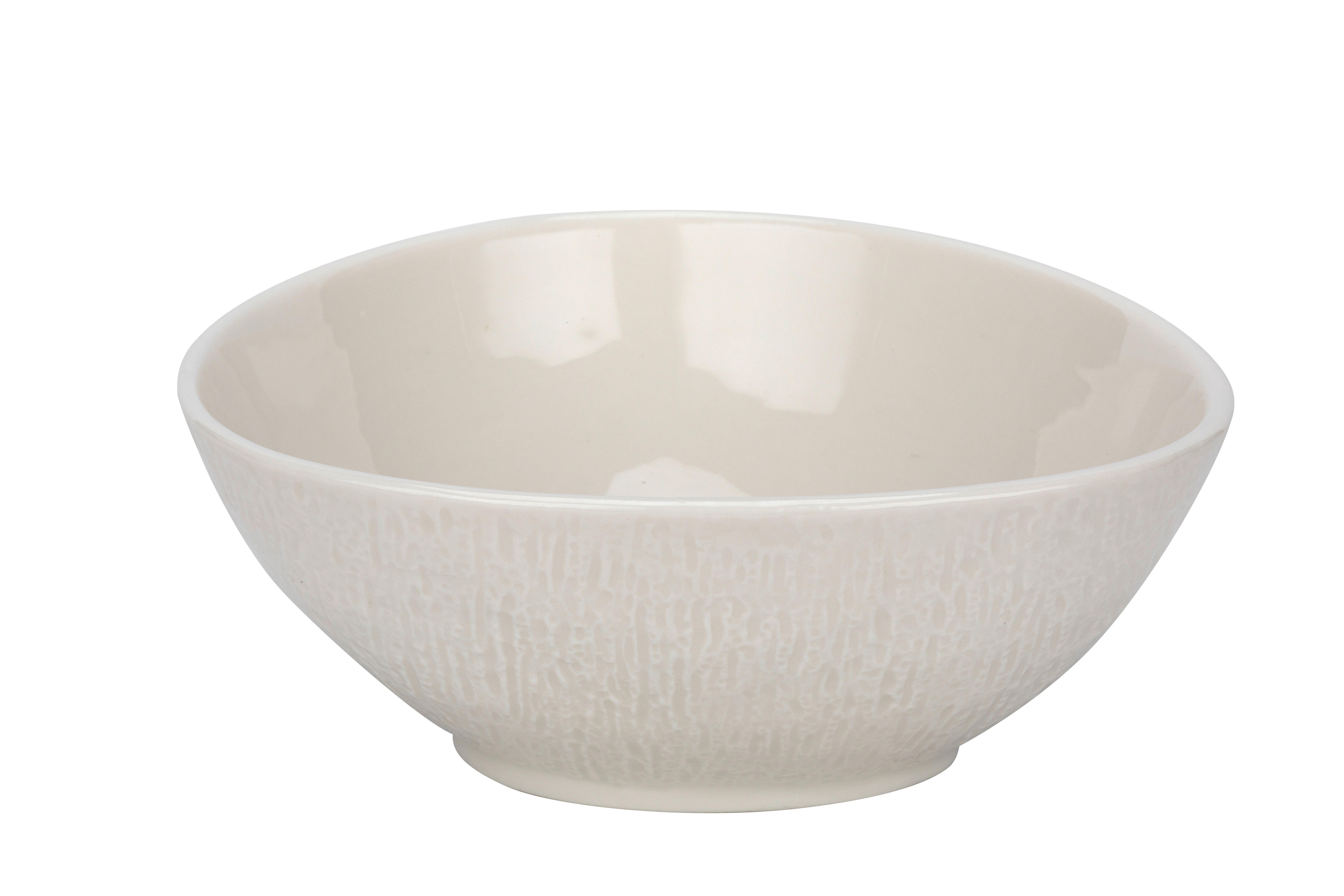 Miska Na Müsli Haruki - bílá, Moderní, keramika (19/17,1/6,8cm) - Premium Living