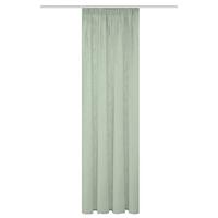 Fertigvorhang Softy - Salbeigrün, Basics, Textil (140/245cm)