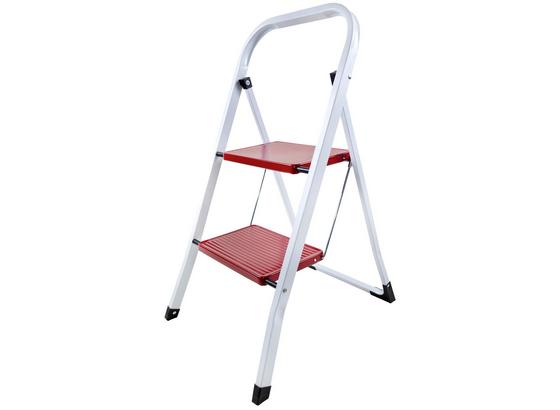 Összecsukható Fellépő Stabil Stabil - Piros/Fehér, konvencionális, Fém (47/54,5/82cm) Összecsukható Fellépő Stabil Stabil - Piros/Fehér, konvencionális, Fém (47/54,5/82cm)