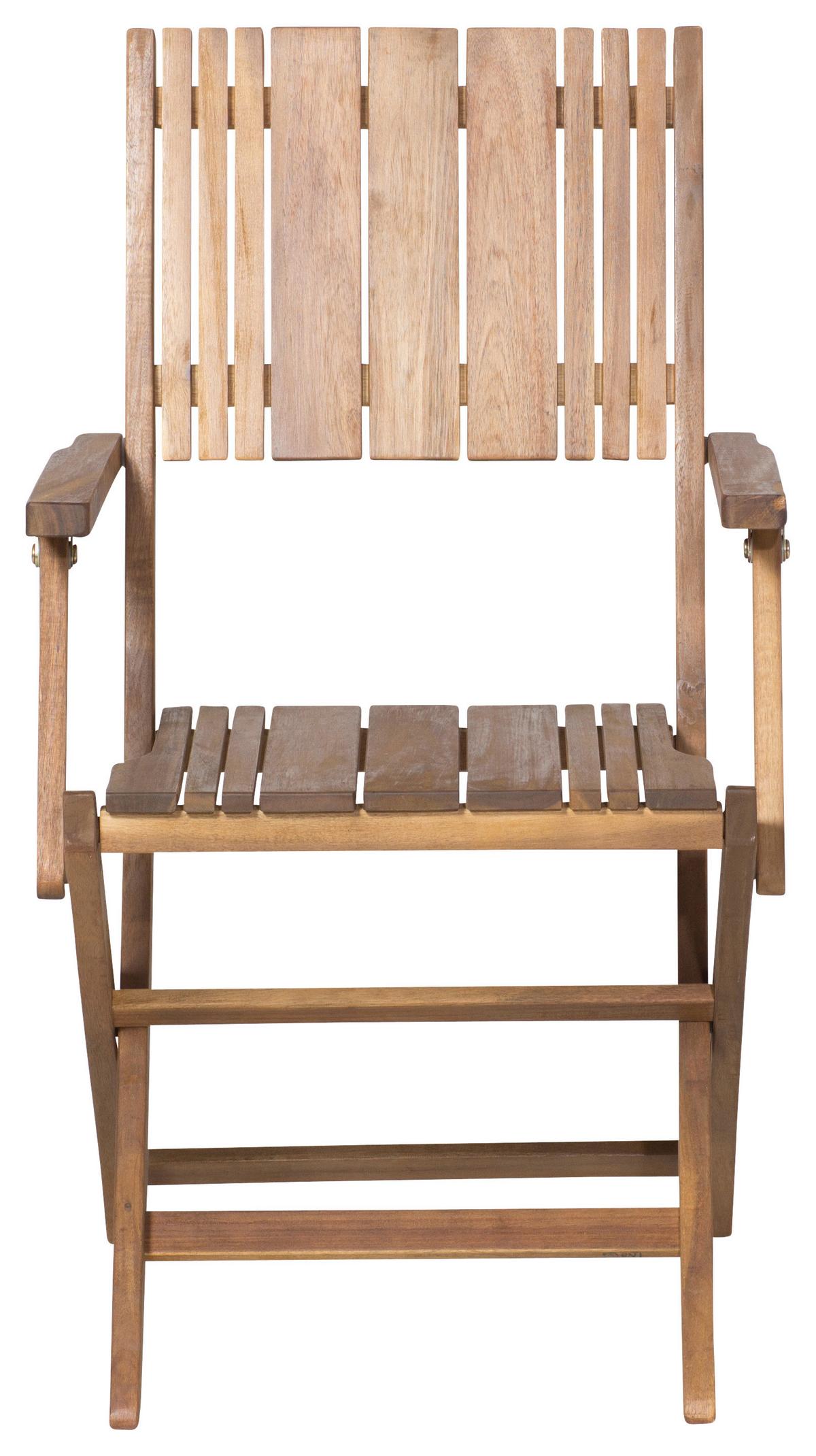 Gartengarnitur 5-Tlg. Falun Echtholz Akazie - Akaziefarben, KONVENTIONELL, Holz - Siena Garden