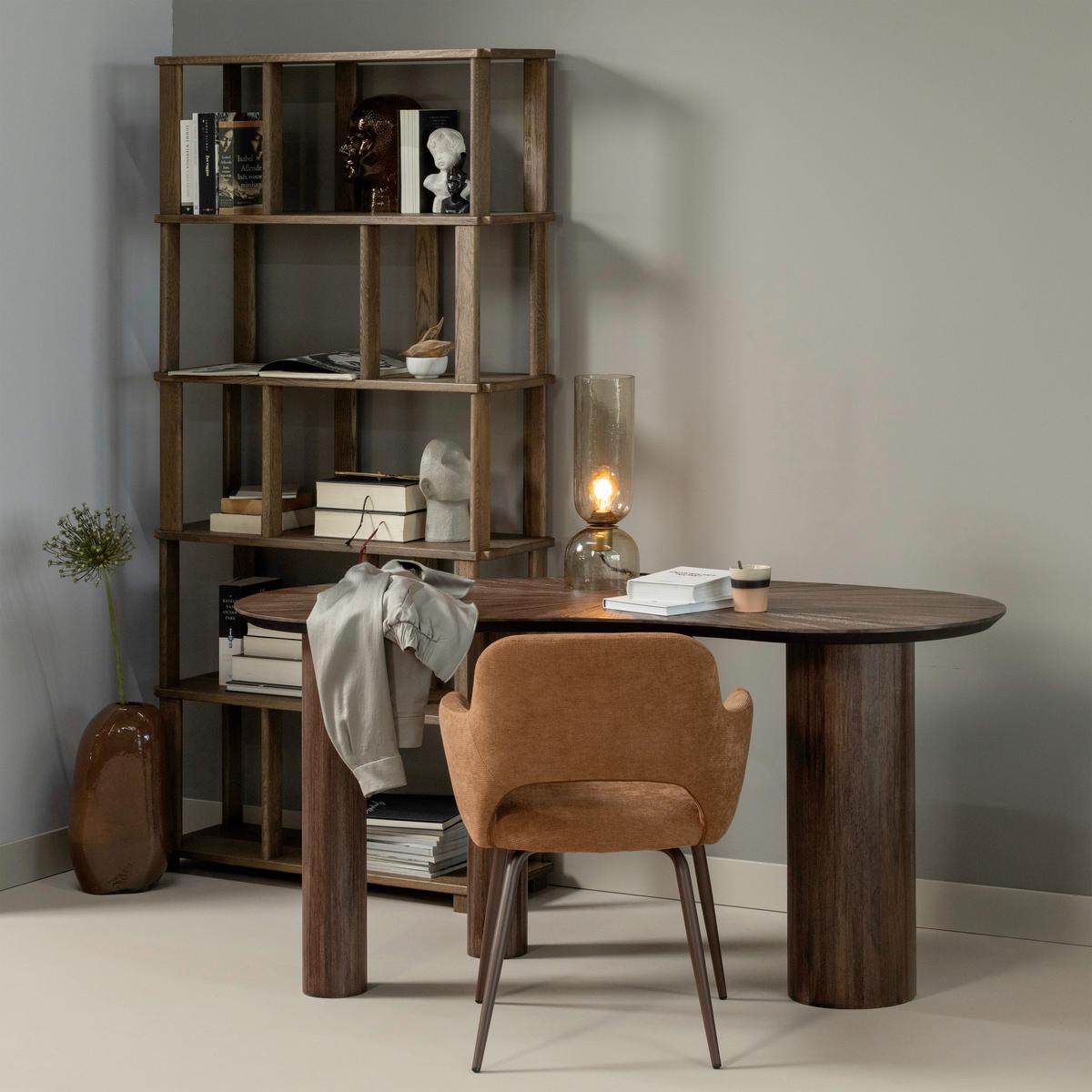 Regal Riss Naturfarben B: 90 Cm - Naturfarben, Design, Holz (90/186/30cm) - Livetastic