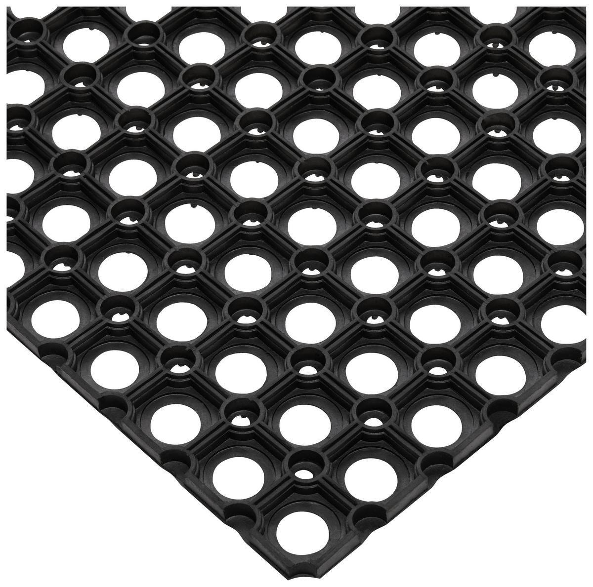 Lábtörlő Ring Rubber - fekete, Konventionell, műanyag (40/60cm) - Best Price