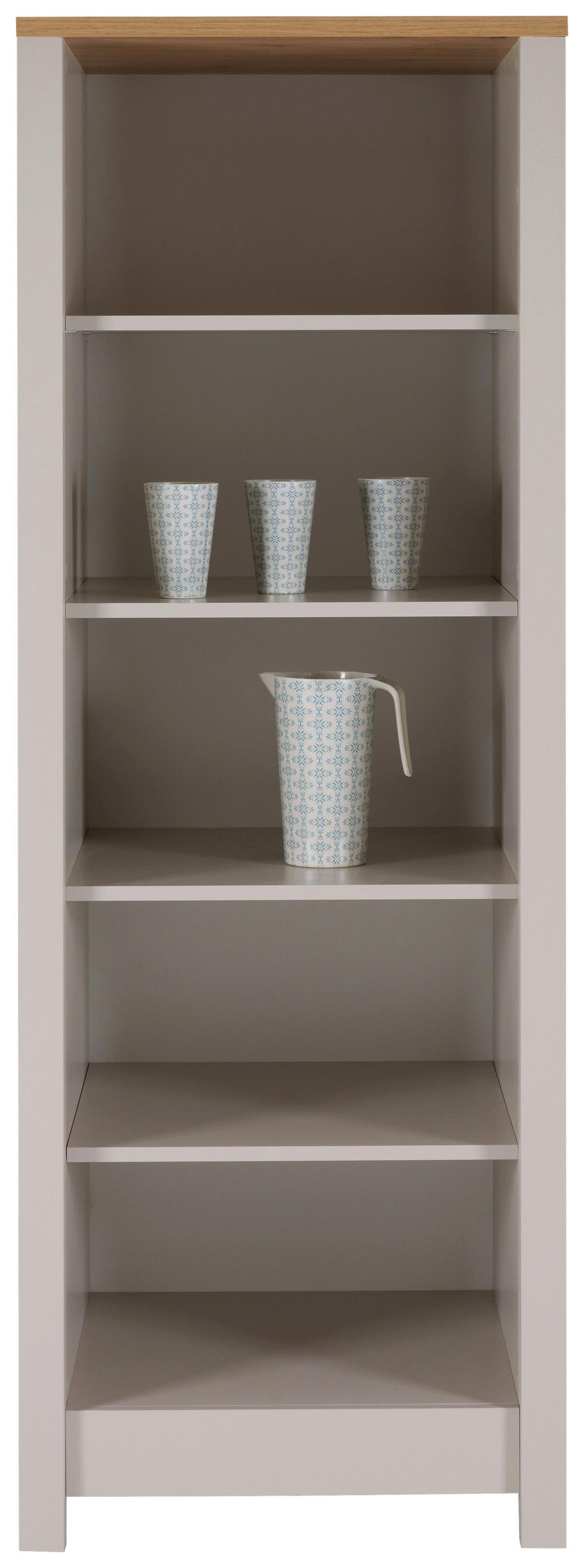 Standregal Sardegna - Kaschmir/Eiche Artisan, ROMANTIK / LANDHAUS, Holzwerkstoff (60/167/60cm)