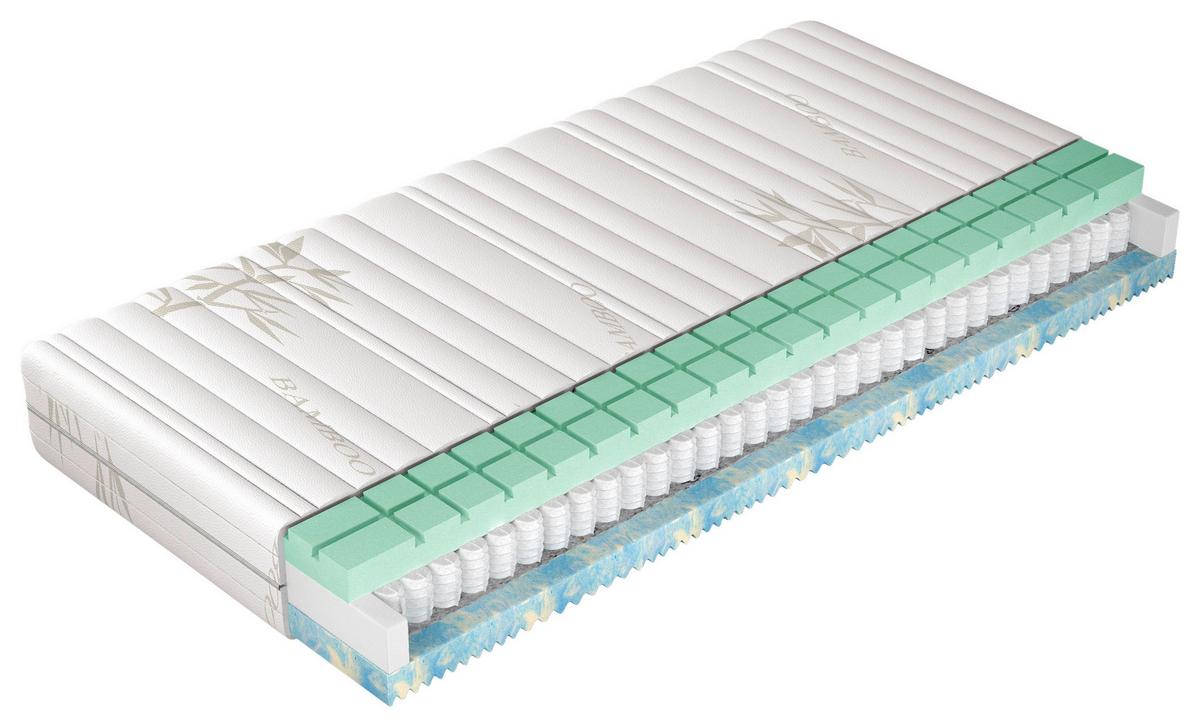 Taschenfederkernmatratze Spa 90x200 Cm H2 H: 21 Cm - Textil (90/200cm)