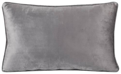 Zierkissen Romy 30x50 cm Polyester Anthrazit mit Zipp - Anthrazit, MODERN, Textil (30/50cm) - Luca Bessoni