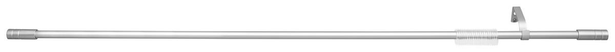 Rundstangengarnitur Birgit Silberfarben L: 130-240 cm - Silberfarben, KONVENTIONELL, Metall (130-240cm) - Ondega