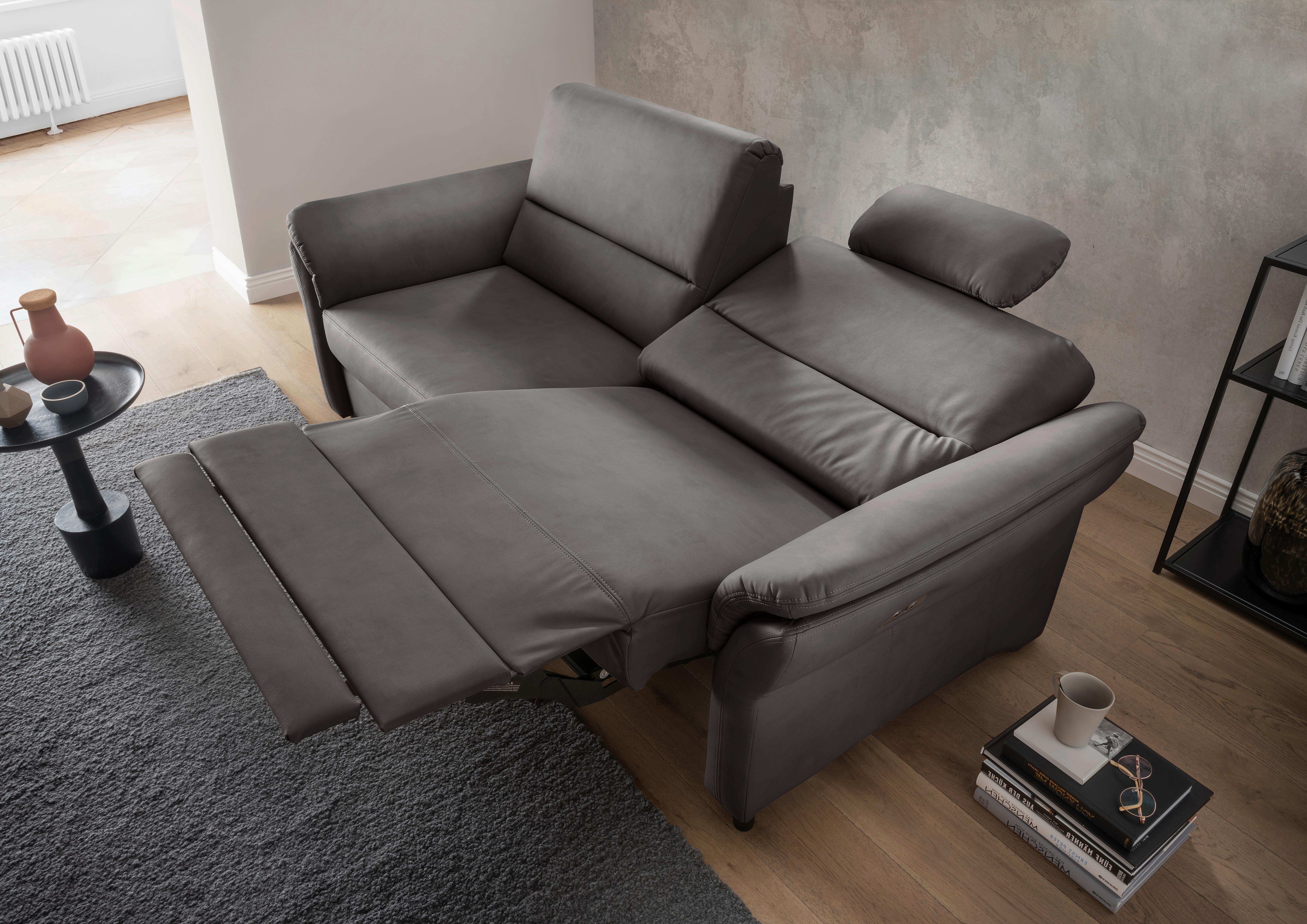 3-Sitzer-Sofa Cavoli, Anthrazit B: 192 cm - Anthrazit/Schwarz, MODERN, Textil (192/90/89cm) - Livetastic