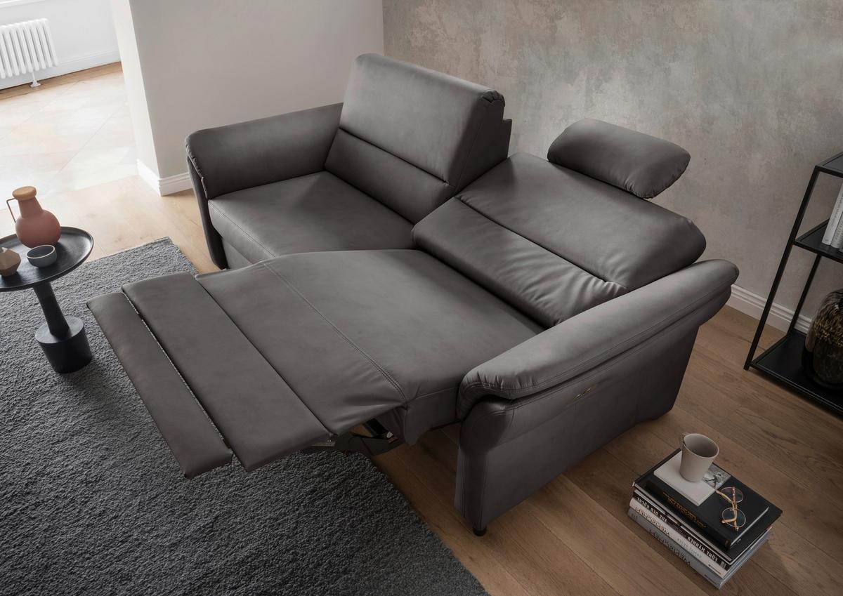 3-Sitzer-Sofa Cavoli, Anthrazit B: 192 cm - Anthrazit/Schwarz, MODERN, Textil (192/90/89cm) - Livetastic
