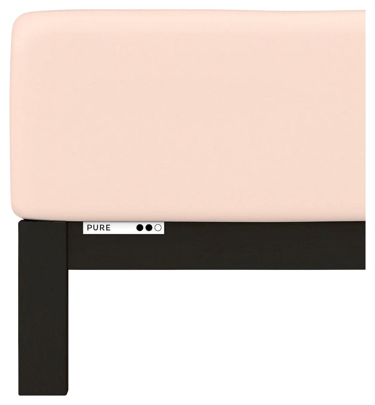 Boxspring-spannleintuch Pure Boxspring - Hellrot, Basics, Textil (90-100/190-220cm) - Schlafgut