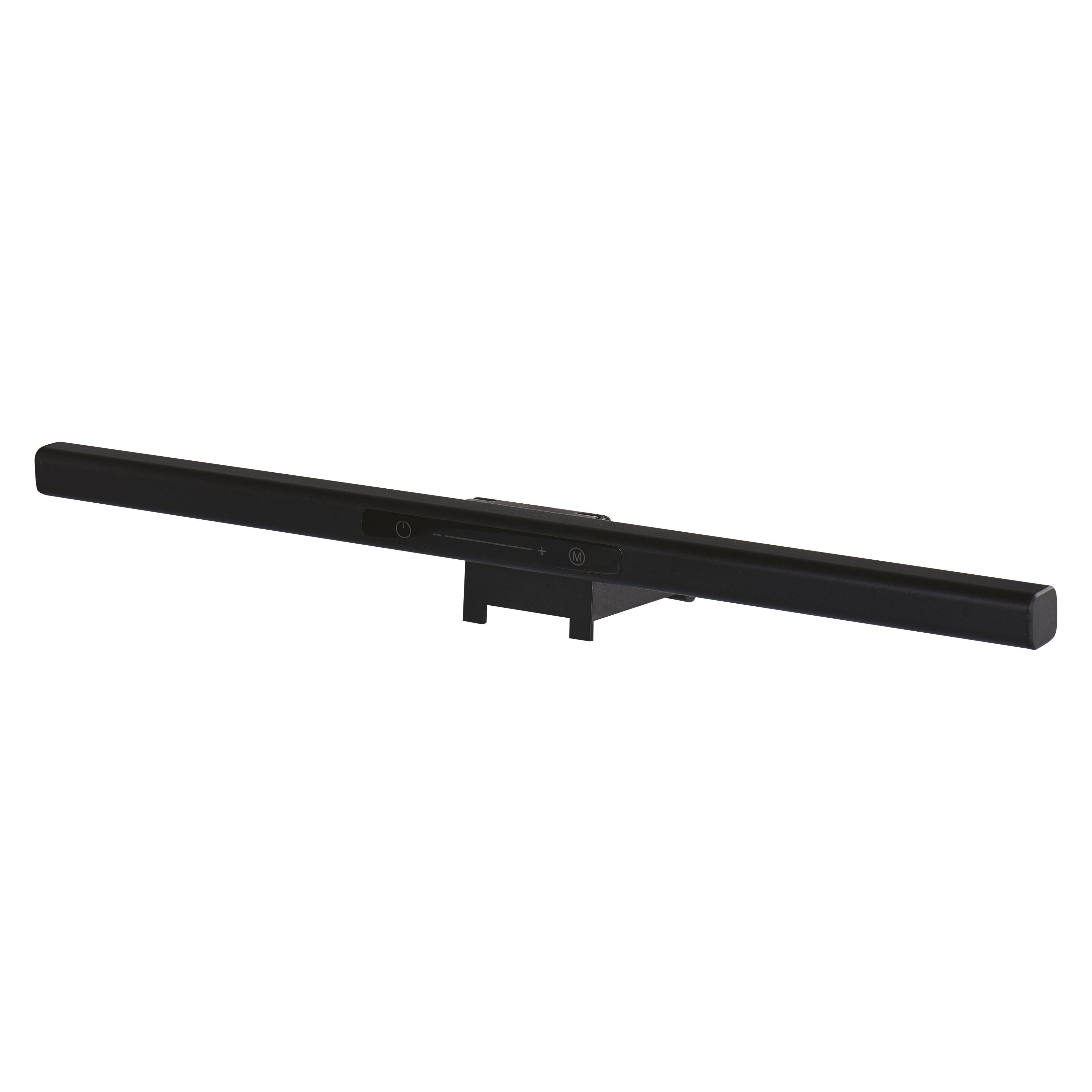 Led Lampa Na Monitor Ava - černá, Moderní, plast (46/10,5/5,3cm)