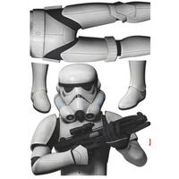 DEKOSTICKER Star Wars - Schwarz/Weiß, LIFESTYLE, Kunststoff (100/70cm)