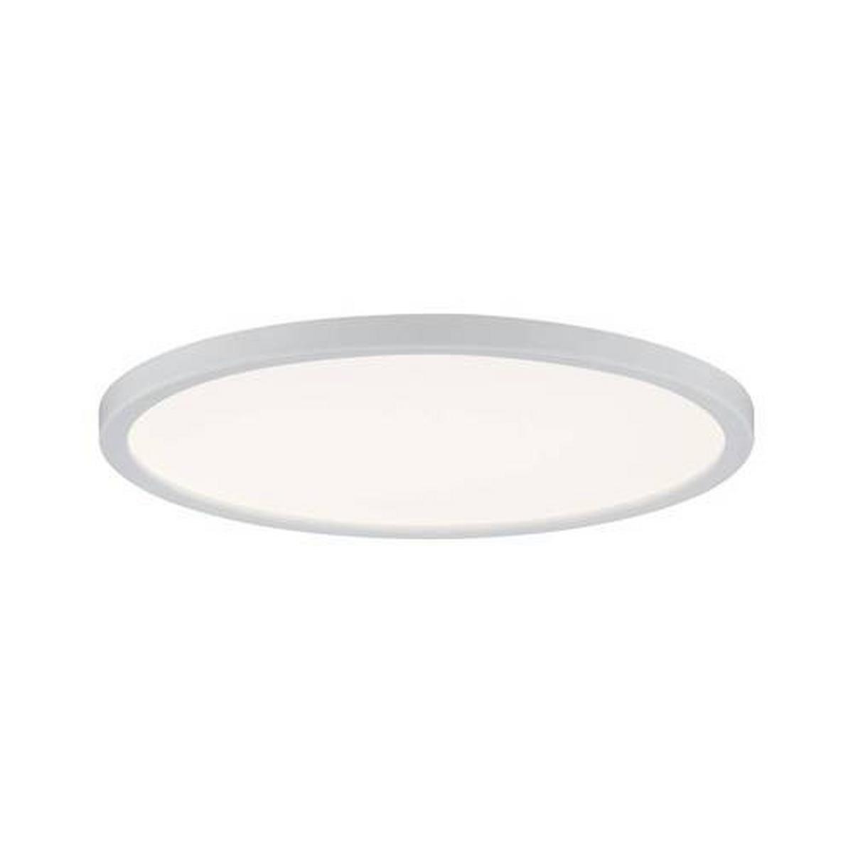 LED-Deckenleuchte Ø 18 cm Weiß Matt Rund - Weiß, Basics, Kunststoff (18/1cm) - Paulmann