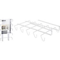 Csészetartó Vas 10db Csészének - fehér, Basics, fém (28.5/15.5/6cm)