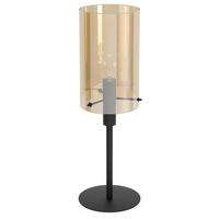 Tischleuchte 39541 Polverara - Schwarz, Basics, Glas/Metall (18/60,5cm) - Eglo