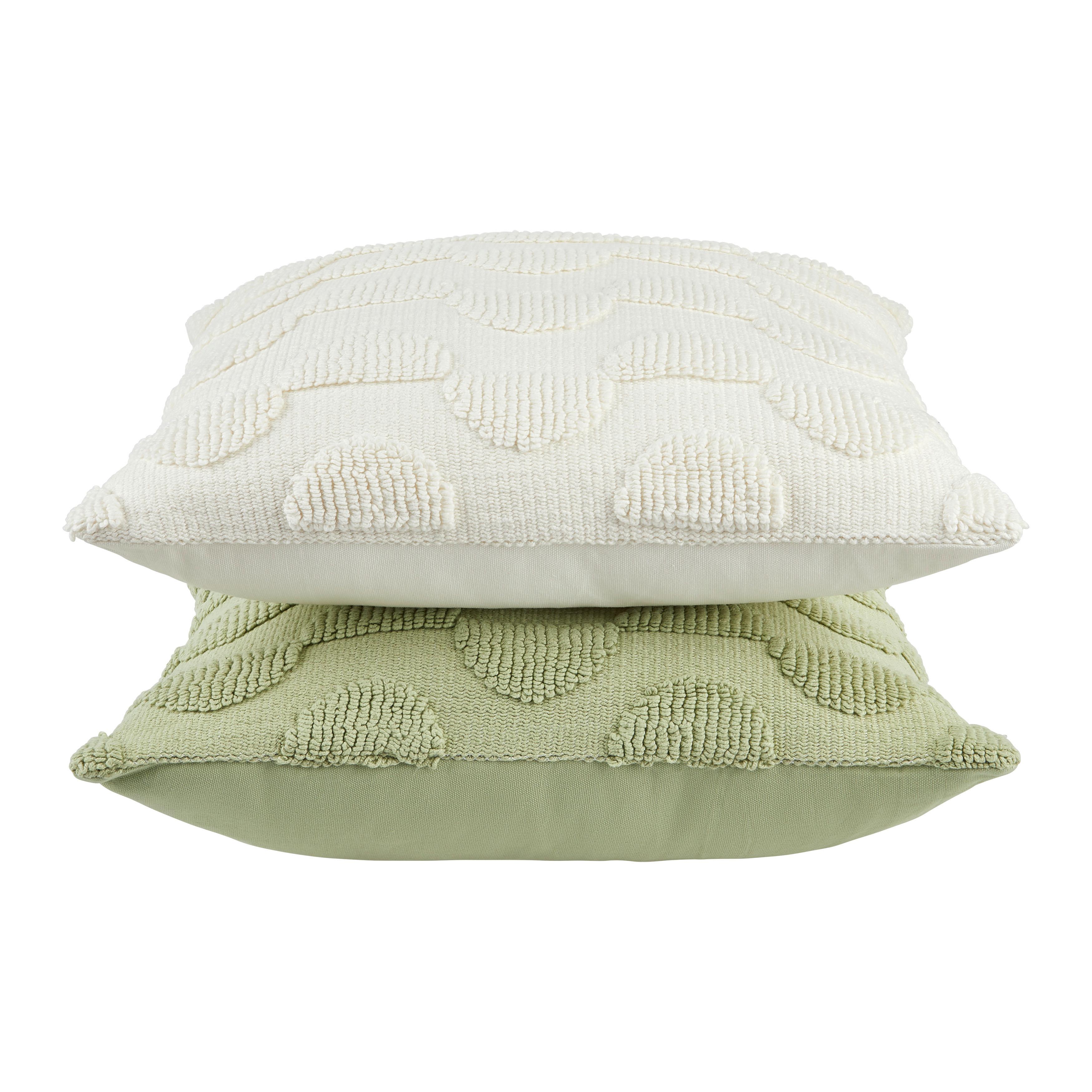 Dekoračný vankúš Allegra, 45/45cm - šalviovozelená, Lifestyle, textil (45/45cm) - Mömax