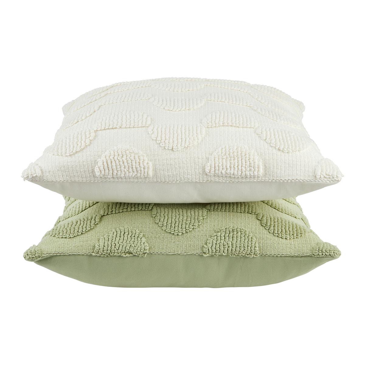 Dekorační polštář Allegra, 45/45cm - šalvějově zelená, Lifestyle, textil (45/45cm) - Mömax