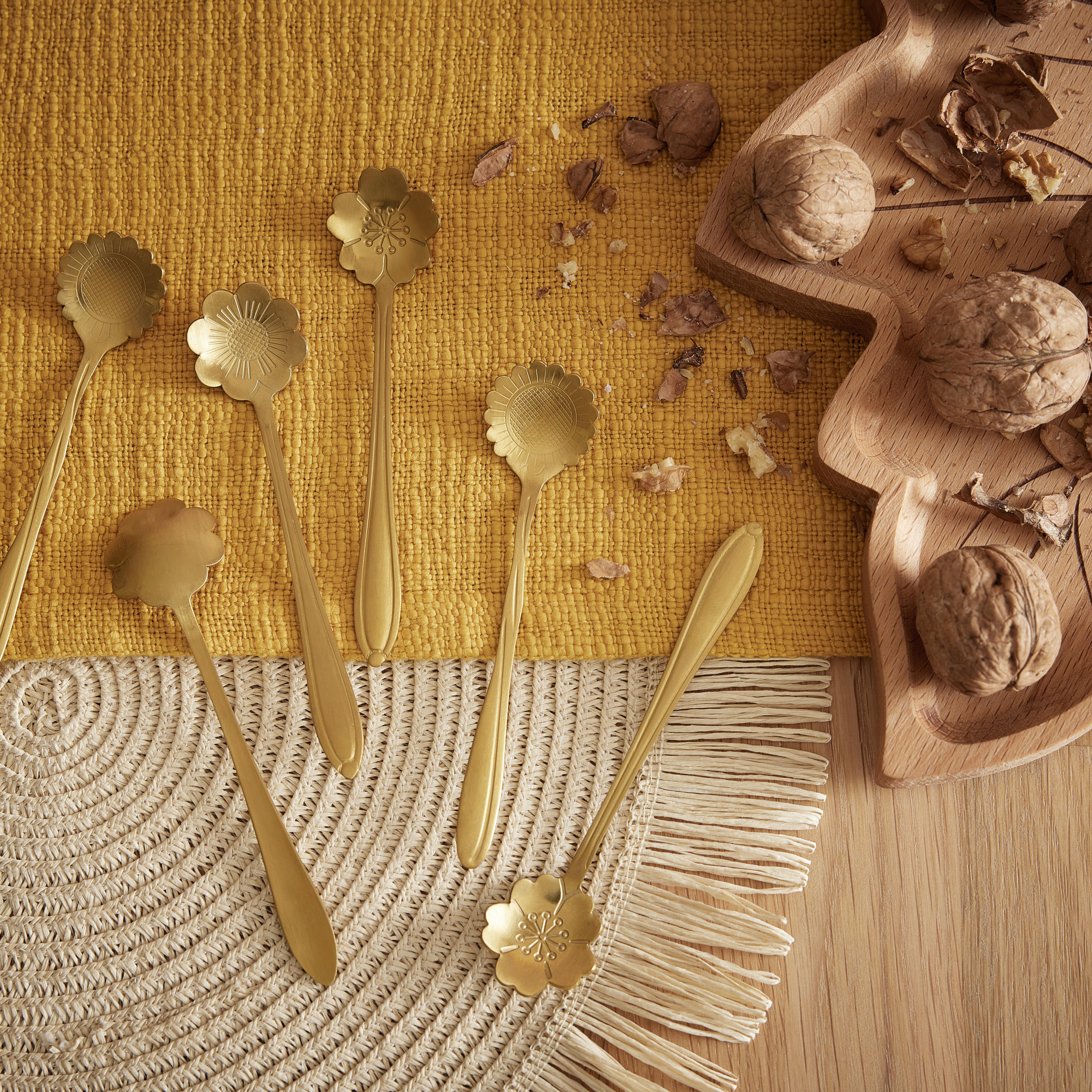 sada lžic GOLDEN AUTUMN - barvy zlata, Moderní, kov (10/12cm) - Modern Living