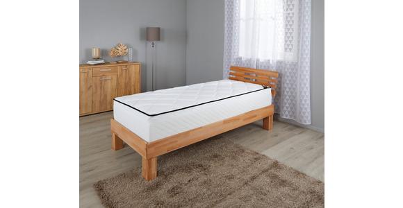 Boxspringmatratze Valerie 90x200 cm H2 H: 31 cm - Weiß, Textil (90/200cm) - Ele