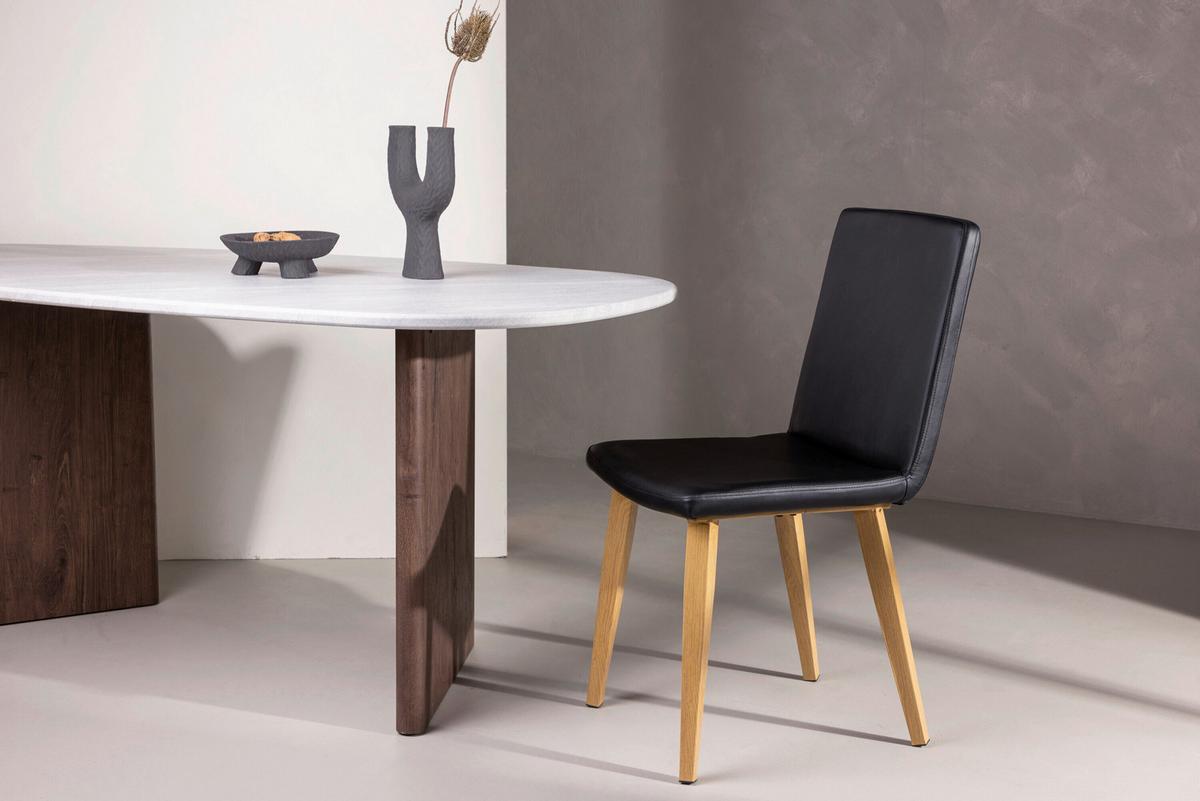 Stuhl Today Schwarz/beige B: 44 Cm - Beige/Schwarz, Design, Kunststoff/Metall (44/90/56cm) - Livetastic