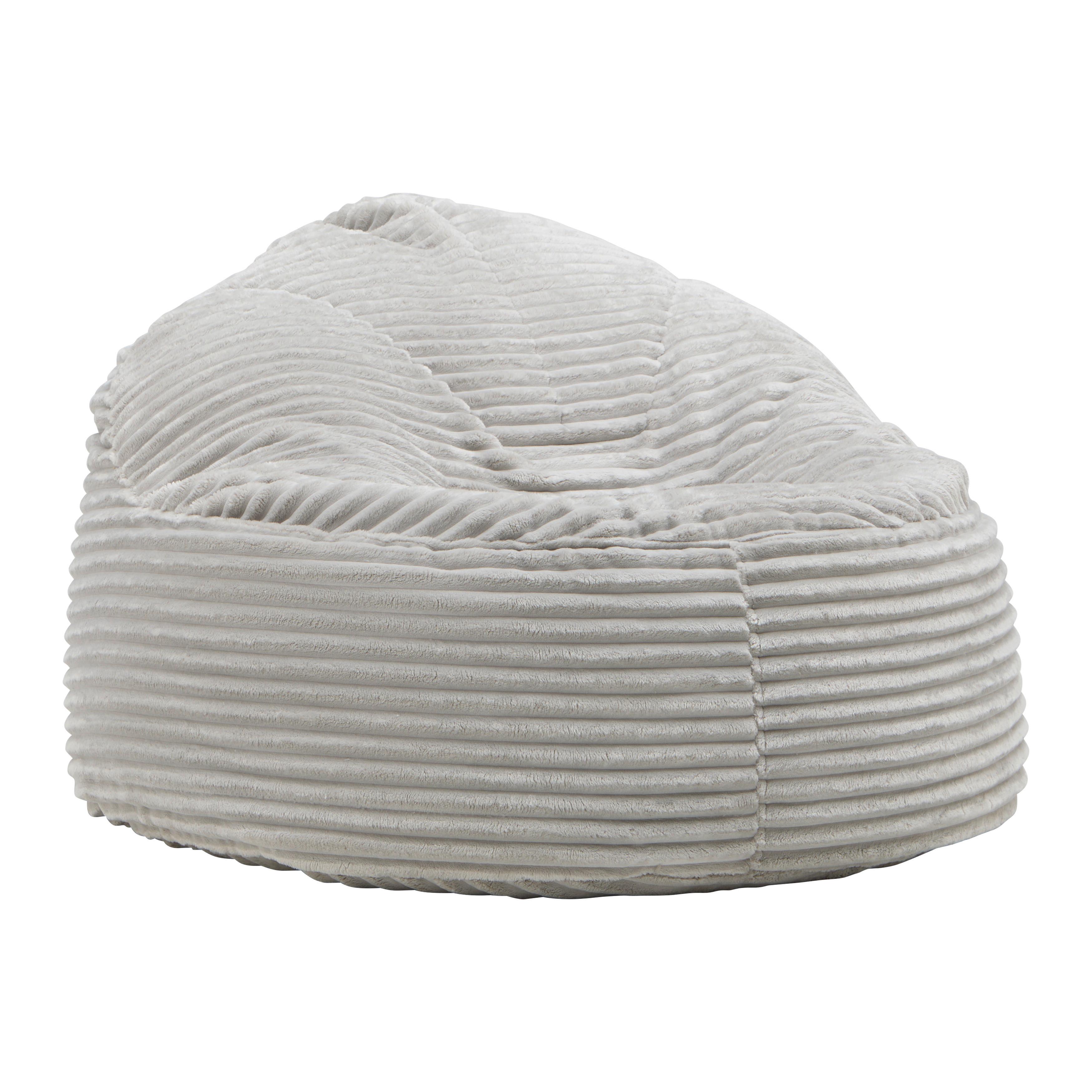 Sedací vak VERRETO, svetlosivá, max. 90 kg - svetlosivá, Modern, textil (105/80/105cm) - Mömax