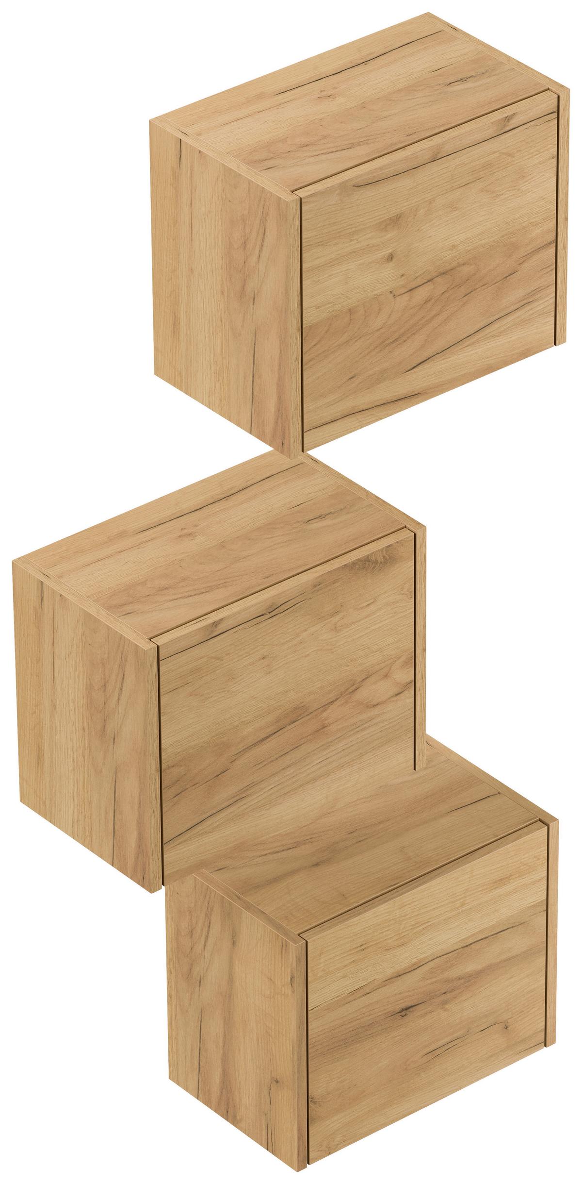 Hängeschrank Limes Eiche Dekor B: 41,4 Cm - Eichefarben, MODERN, Holzwerkstoff (41,4/33,3/25cm) - MID.YOU