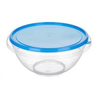 Schüssel Kunststoff transparent Becki D/H: 32/15cm - Blau/Transparent, KONVENTIONELL, Kunststoff (32/15.3cm)