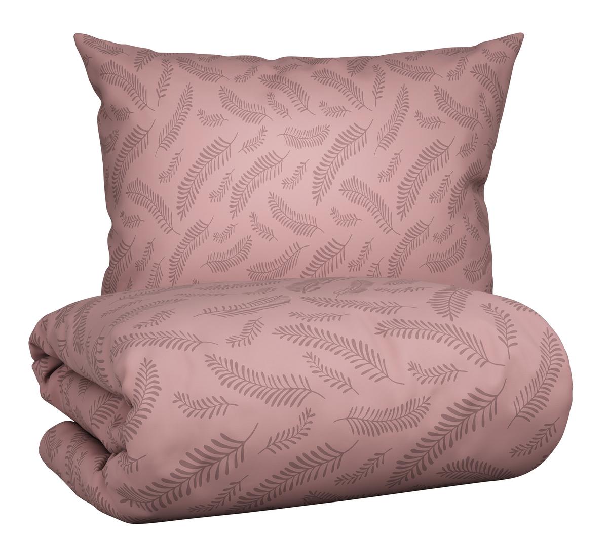 Povlečení Ferns, 70/90 140/200cm - světle fialová, Moderní, textil (140/200cm) - Mömax