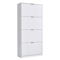 Cipősszekrény Yoro 4 64/157,4cm - fehér, Konventionell, faalapú anyag (64/157,4/19cm)