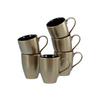 Kaffeebecher Golden Days Schwarz/Goldfarben - Goldfarben/Schwarz, Basics, Keramik - Creatable