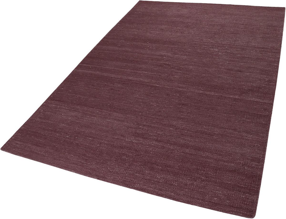 Handwebteppich Bordeaux Baumwoll Rainbow Kelim 160x230 - Bordeaux, Basics, Textil (160/230cm) - Esprit