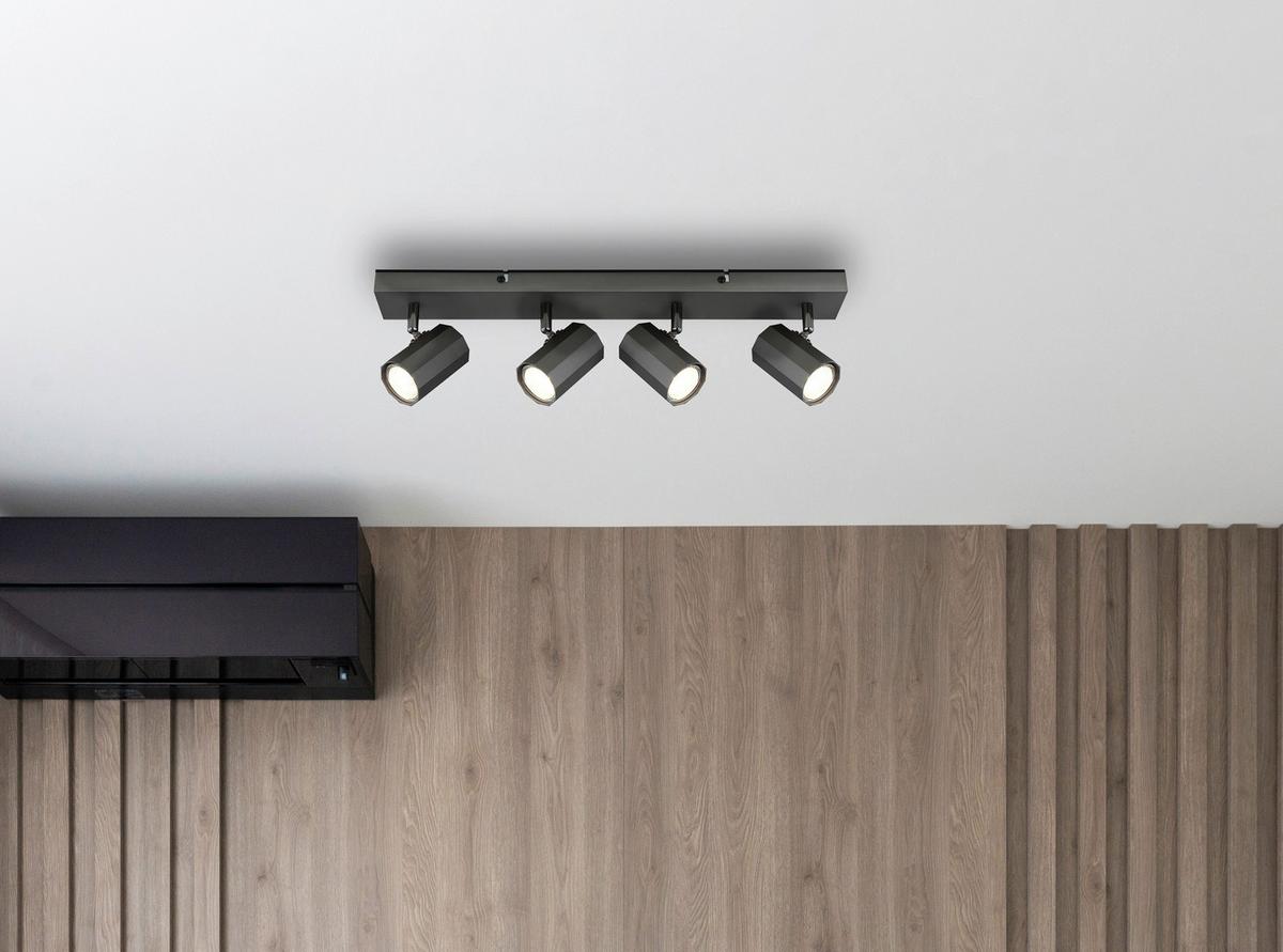Strahler 57918-4 - Grau, Design, Metall (53/6/14,5cm) - Globo