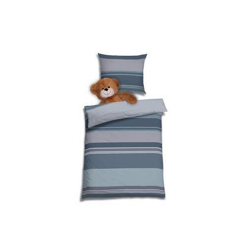 POSTEĽNÁ BIELIZEŇ S41.013.LAURENZ BLAU - modrá, Basics, textil (200/200cm) - Florella