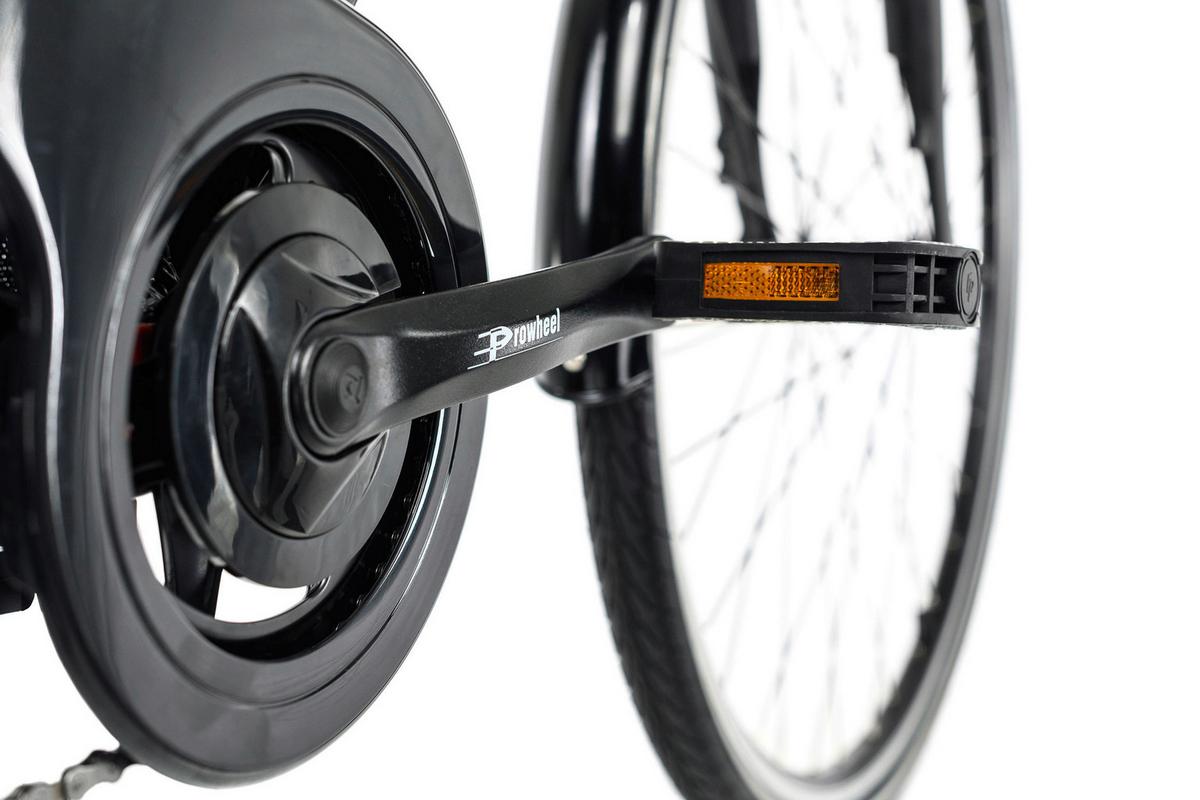 Elektrofahrrad 28 Zoll, 80 Km - Schwarz, MODERN, Metall