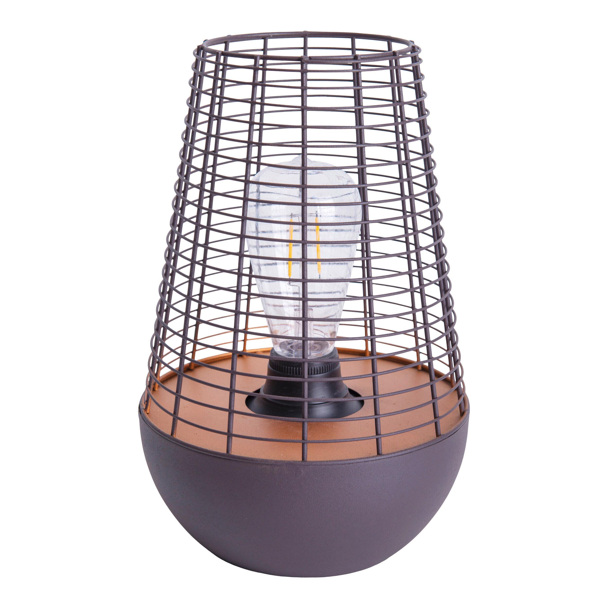 Solar-Dekoleuchte Schwarz H: 27 cm - Schwarz/Kupferfarben, Basics, Metall (27cm) - Näve