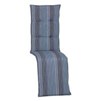 Auflage Für Relaxsessel Tissa 170x46x8 Cm Blau - Blau, Basics, Textil (170/46/8cm) - Gardenson