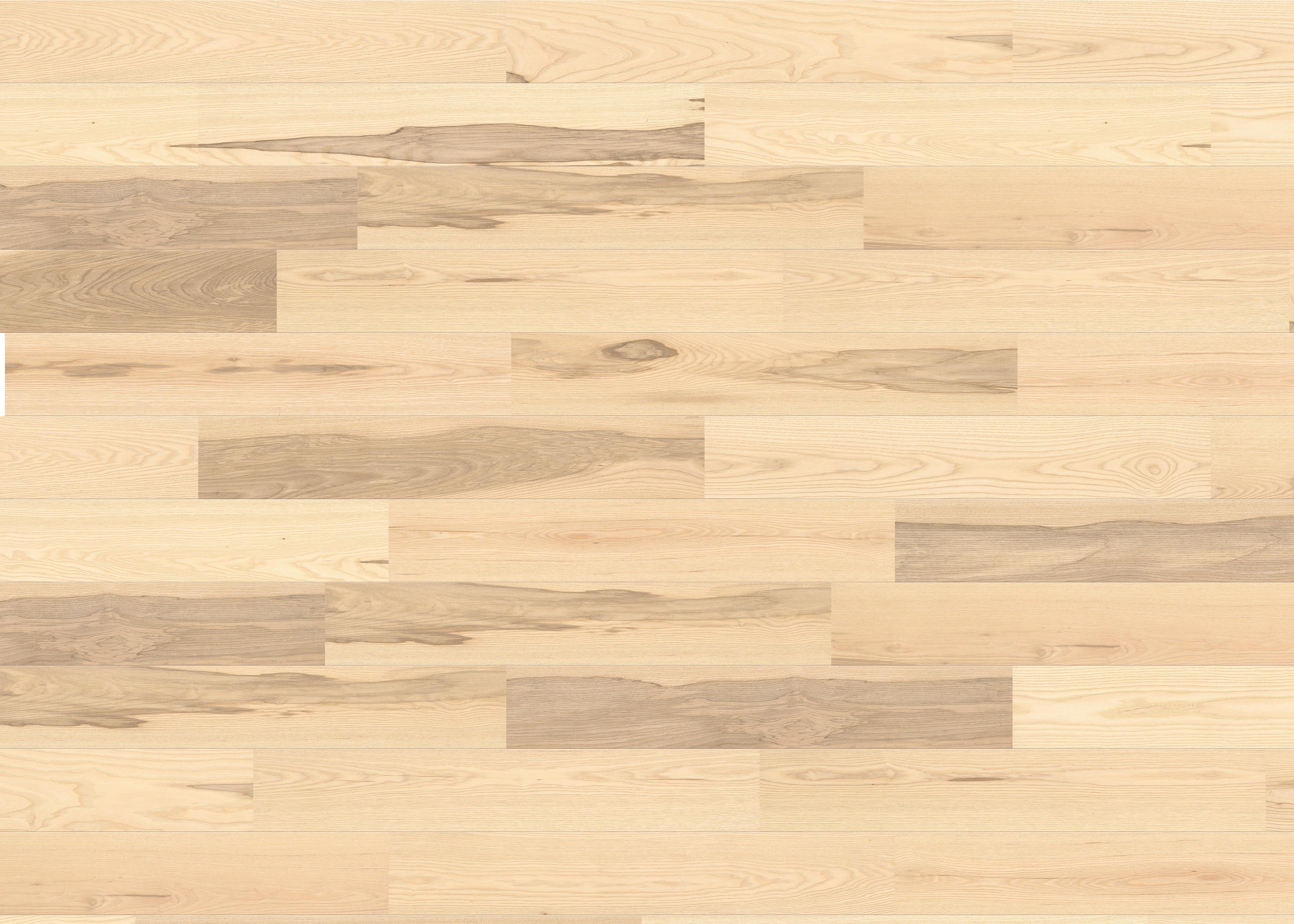 Parkettboden Esche Weiß Landhausdiele Stärke 12mm - Weiß, Basics, Holzwerkstoff (18/108.5cm) - Living by HARO