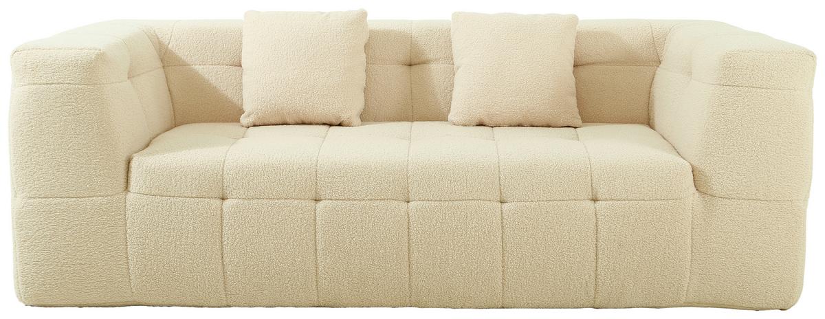 2-Sitzer-Sofa Aristo Beige B: 210 cm - Beige, Design, Textil (210/70/100cm) - P & B