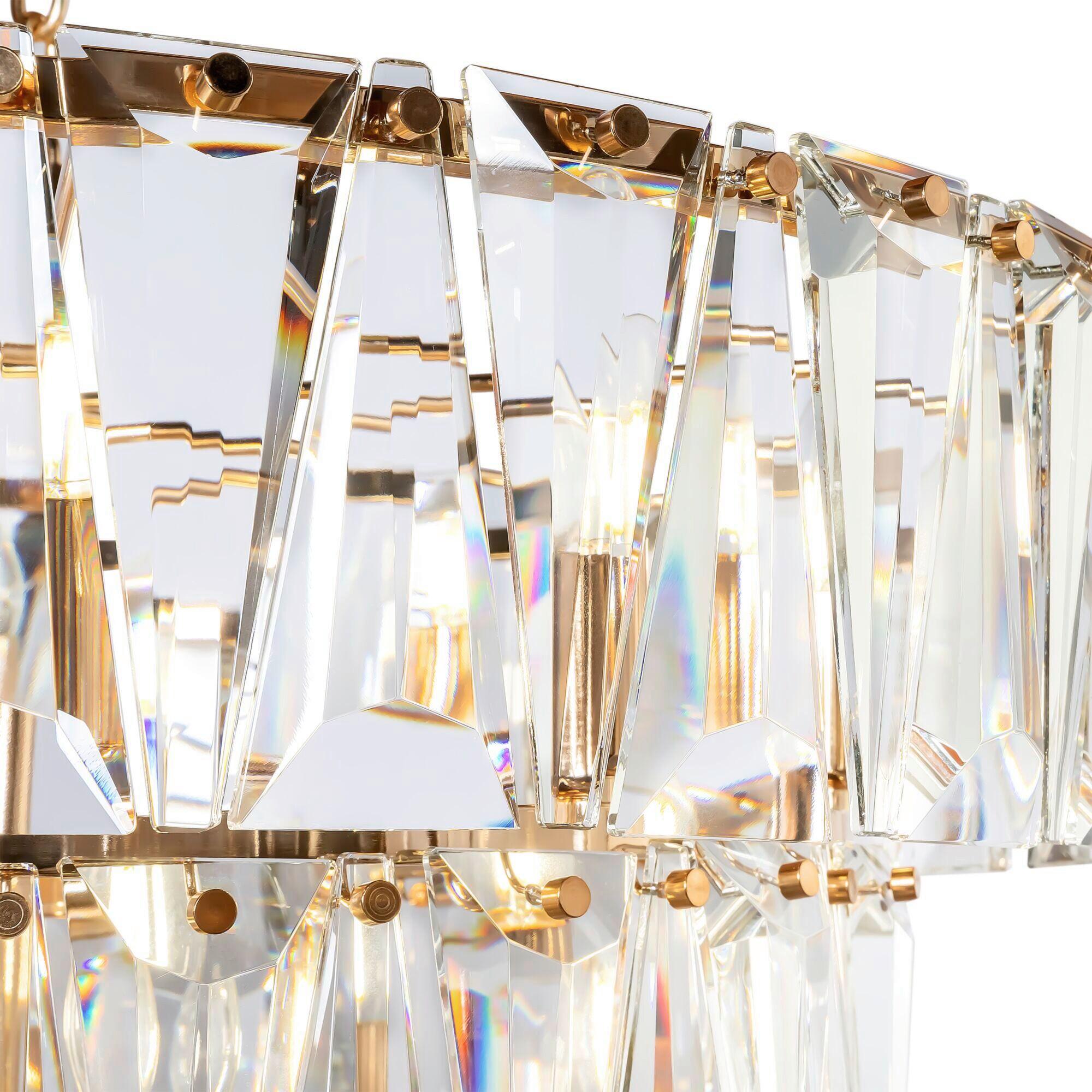 Pendelleuchte Puntes - Goldfarben, Trend, Metall (77/50/77cm) - MAYTONI