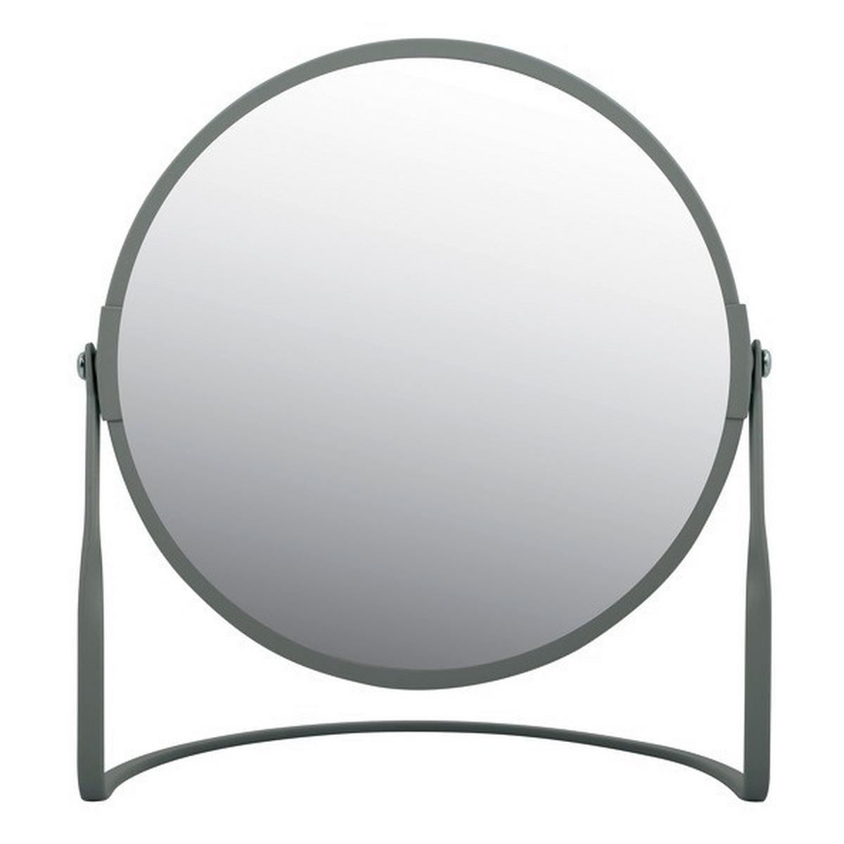 Standspiegel Akira Matt Dark-Grey - Dunkelgrau, Basics, Glas (18,4/10,5/20cm)