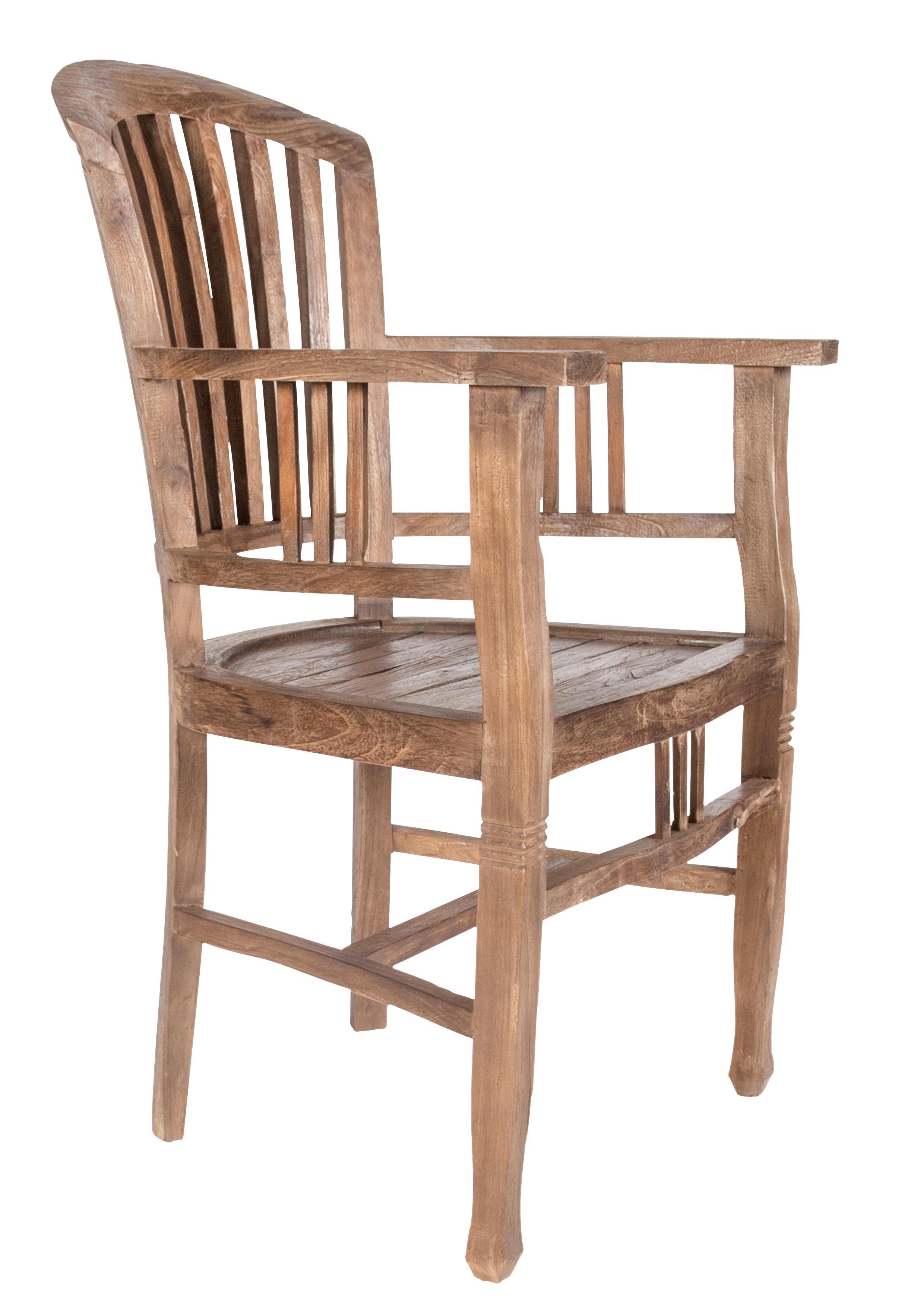 ARMLEHNSTUHL Naturfarben B: 55cm - Naturfarben, MODERN, Holz (55/95/55cm) - MID.YOU