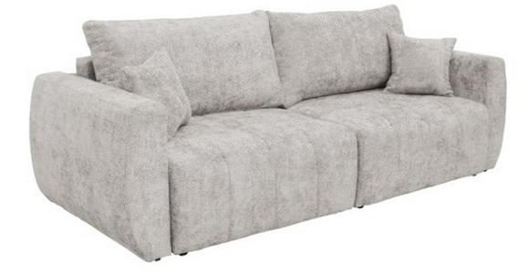 Schlafsofa Bali - Creme/Schwarz, MODERN, Holz/Textil (245/74-90/104cm) - Luca Bessoni