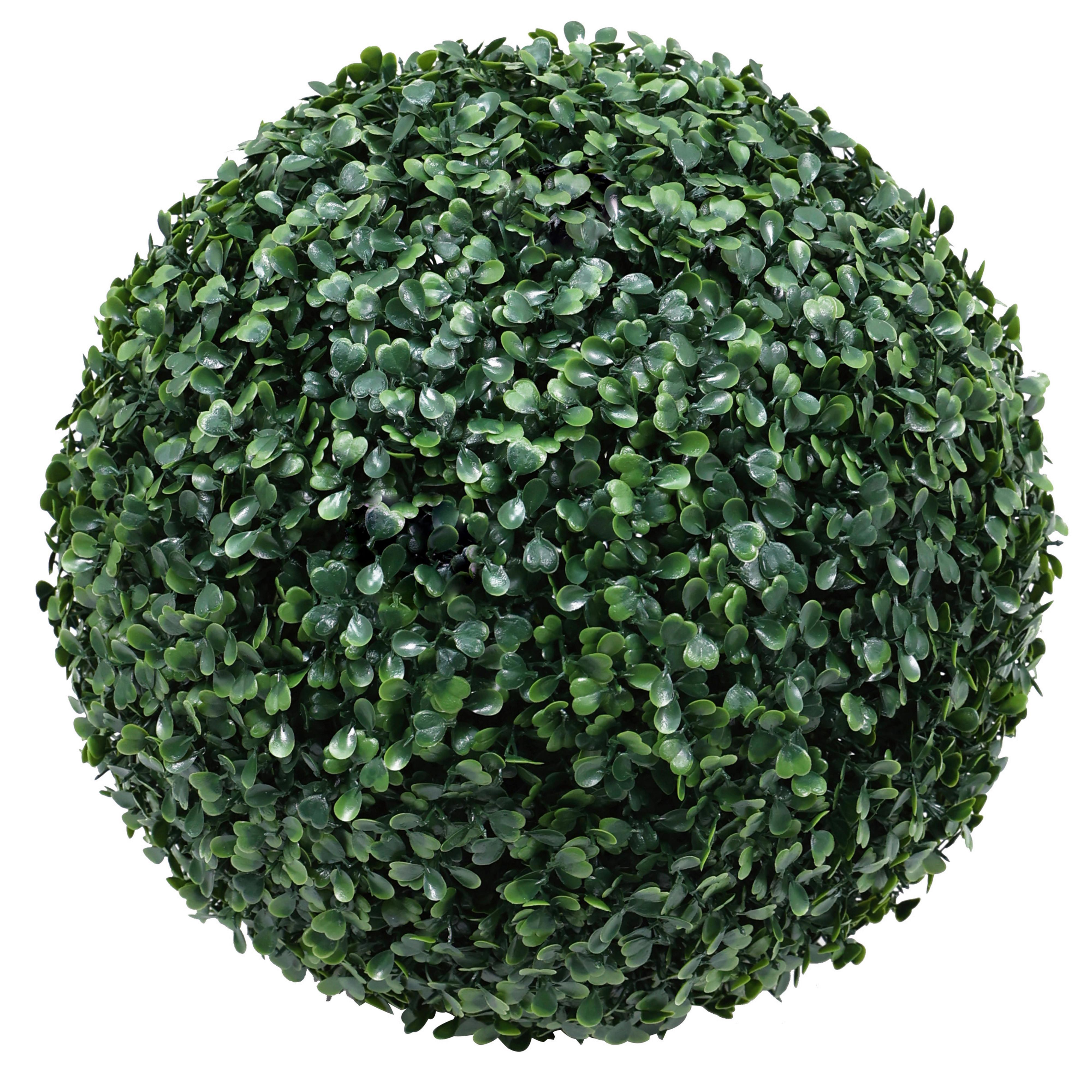 Graskugel Grün L: 18 cm, Rhea - Grün, MODERN, Kunststoff (18cm) - Luca Bessoni