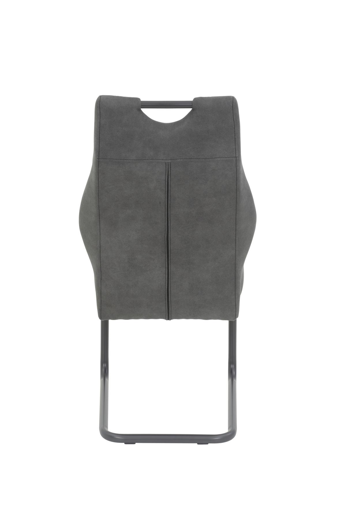 Tischgruppe Inn G - Anthrazit/Eiche Artisan, MODERN, Holzwerkstoff/Textil (140/76/90cm) - MID.YOU