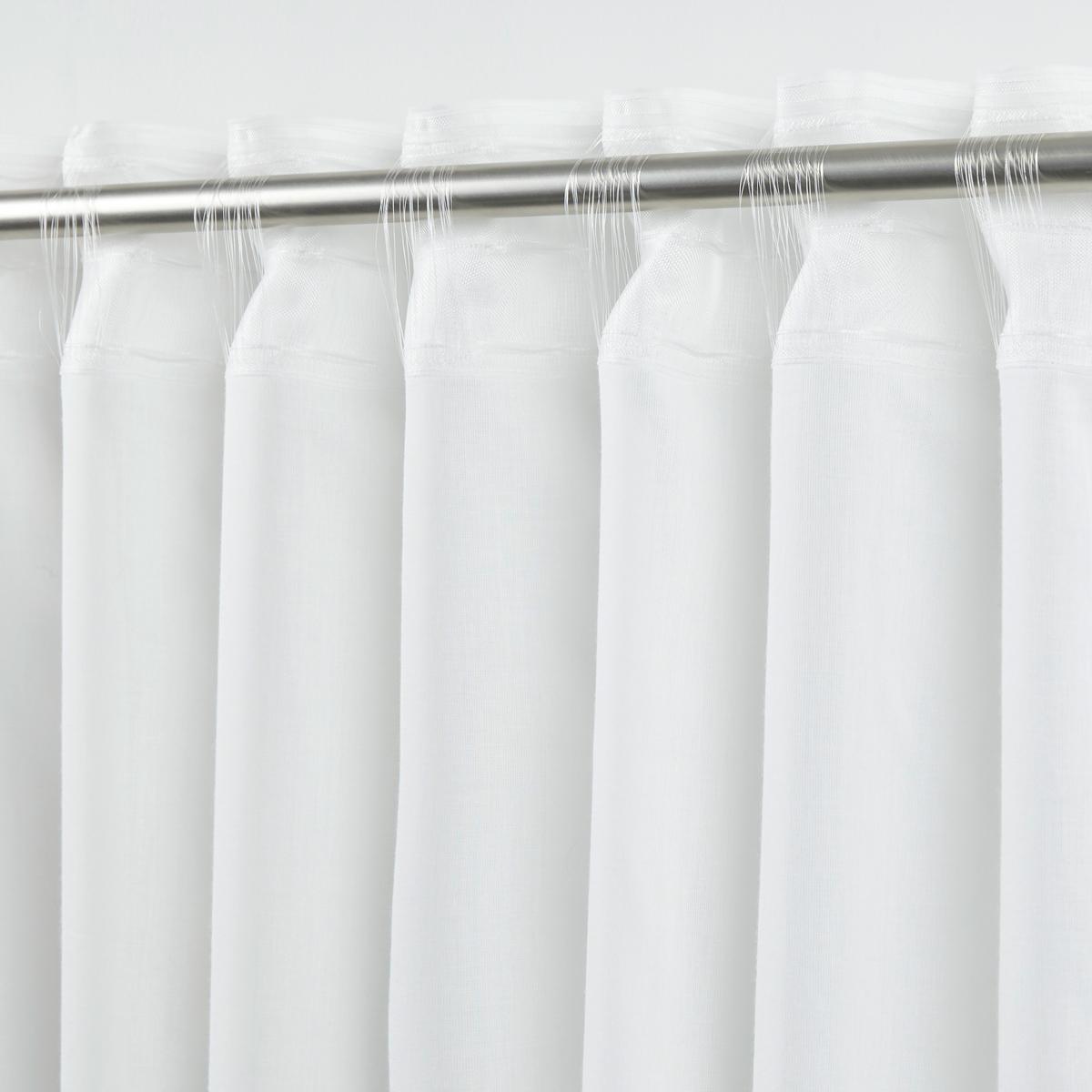 HOTOVÝ ZÁVĚS Bio-Luise, 2ks, 140/267cm - bílá, Natur, textil (140/267cm) - ecoTree
