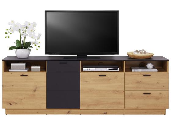 TV-Element Tonale B: 200cm Artisan Eiche, Grau - Eichefarben/Grau, MODERN, Holzwerkstoff (200/68,6/40cm) TV-Element Tonale B: 200cm Artisan Eiche, Grau - Eichefarben/Grau, MODERN, Holzwerkstoff (200/68,6/40cm)
