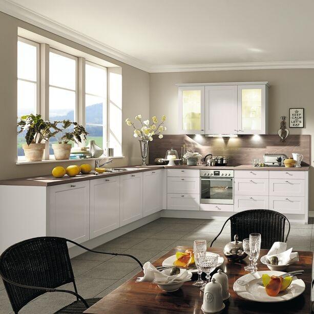 Einbauküche Ip4250 Frei Planbar Modernes Design - Eichefarben/Weiß, MODERN, Holzwerkstoff - Impuls