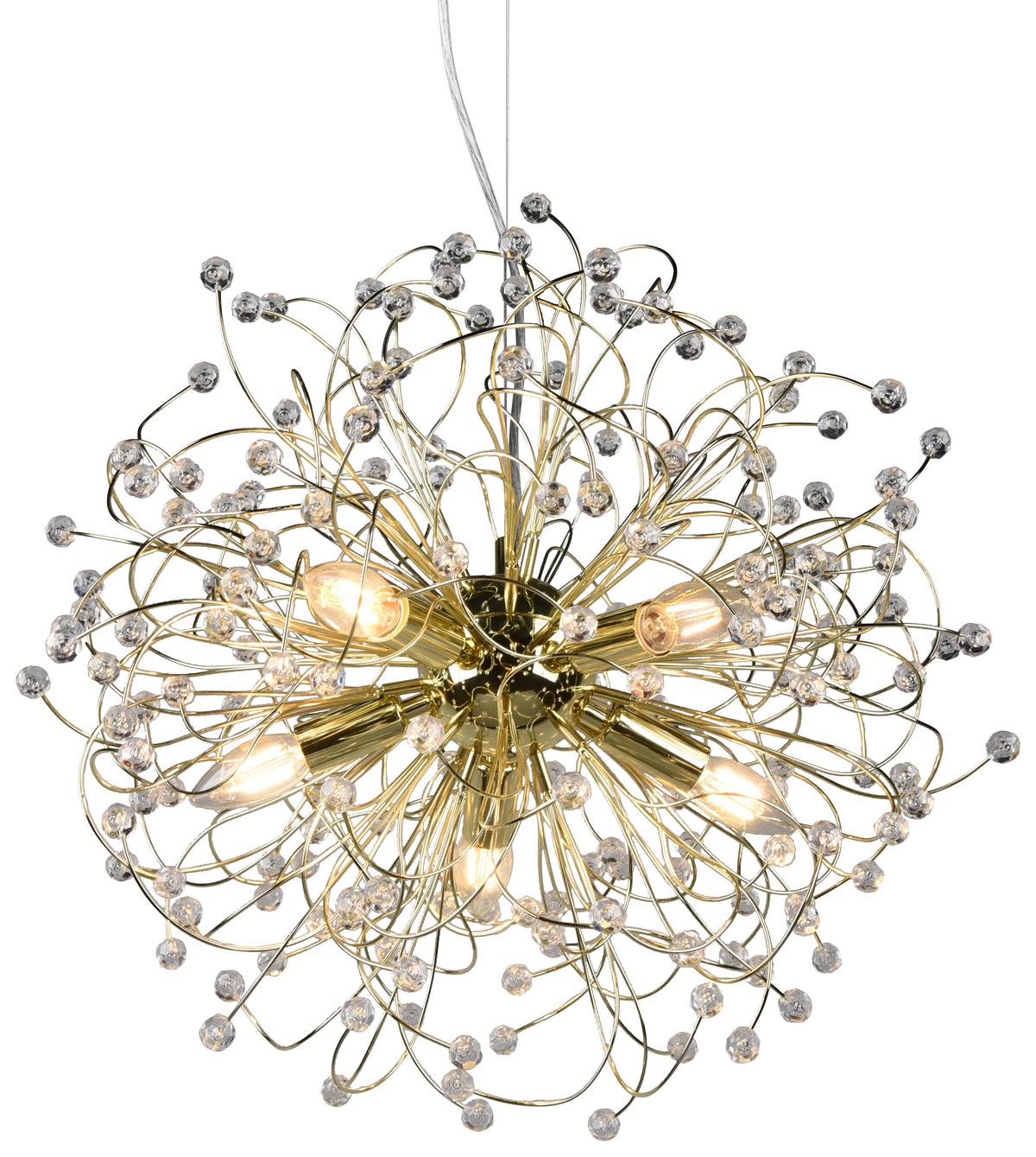 Hängeleuchte Gloria H: 150 Cm 5-Flammig, - ROMANTIK / LANDHAUS (55/150cm)