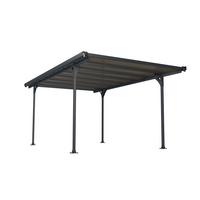 Carport Carport Verona - Anthrazit/Bronzefarben, Basics, Kunststoff/Metall (218/297/500cm)